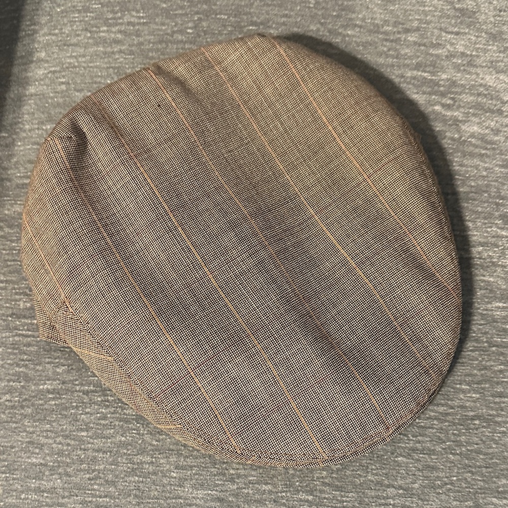Chaperlarias Lisboa Classic Brown plaid newsboy hat